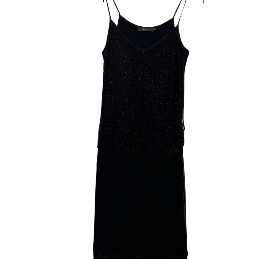 Reiss Sweetgum Dress, Size 8, EUC, Black and beaded